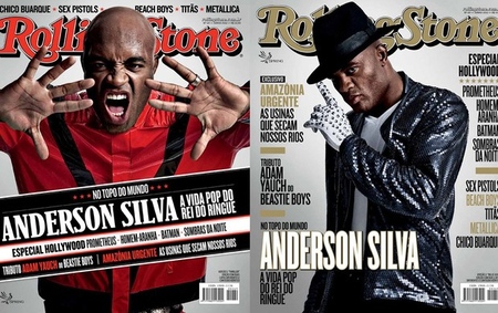 Photo of UFC Middleweight Champion Anderson Silva via Rolling Stone