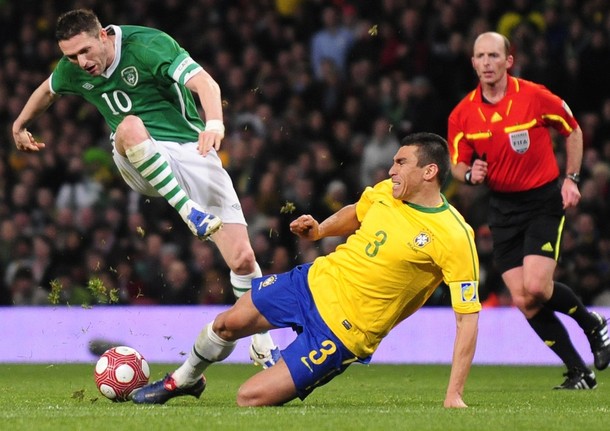 Lucio for Brazil against Ireland