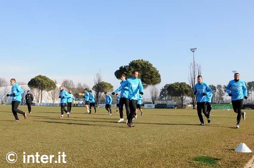 Pre Lazio training 1