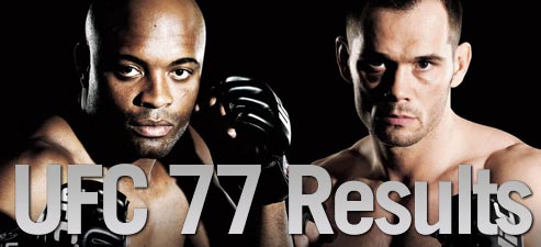 UFC 77 results and coverage