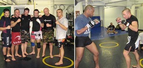 GSP UFC 79 training