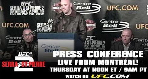 UFC 83 Press Conference