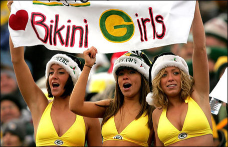 bikini Greenbay fans packers