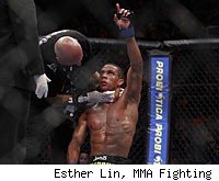 Edson Barboza knocks out Terry Etim at UFC 142.