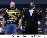 Brock Lesnar and Alistair Overeem will square off in the main event of UFC 141.