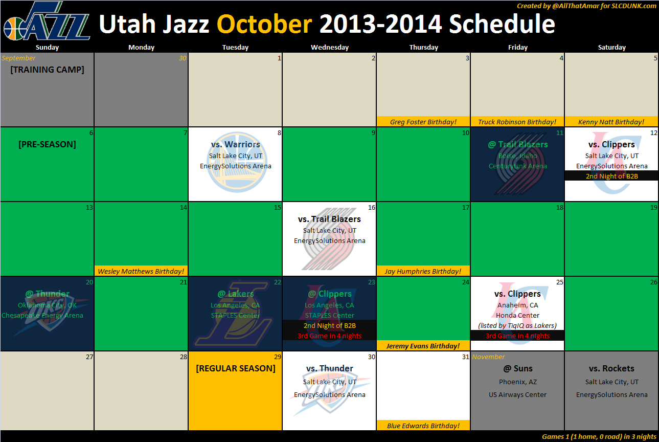 nba regular season schedule 2013