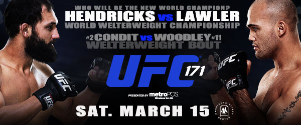 Pic: UFC 171 poster first-look for 'Hendricks vs. Lawler ...